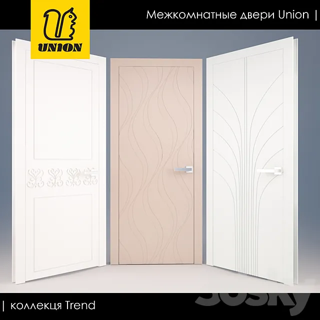 Interior doors Union 3DModel