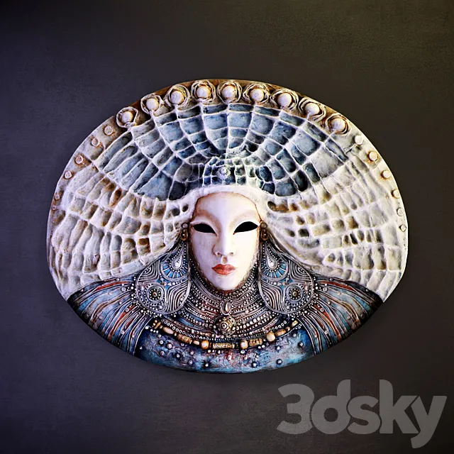 Interior mask "Inanna" 3D Model
