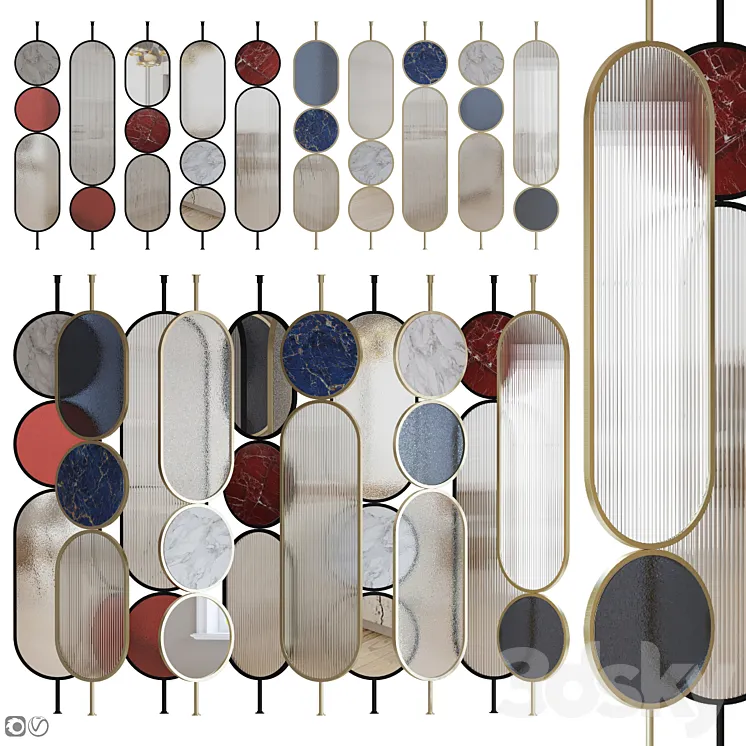 Interior Partitions - 16 3D Model Free