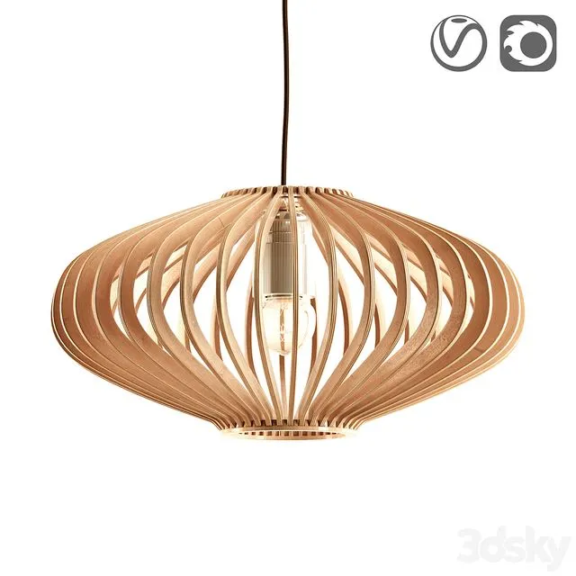 Interior pendant lamp LUMISKY 3D Model