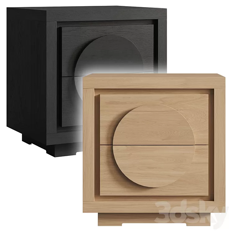 Interior Secrets Bonnie Bedside Table 3D Model Free