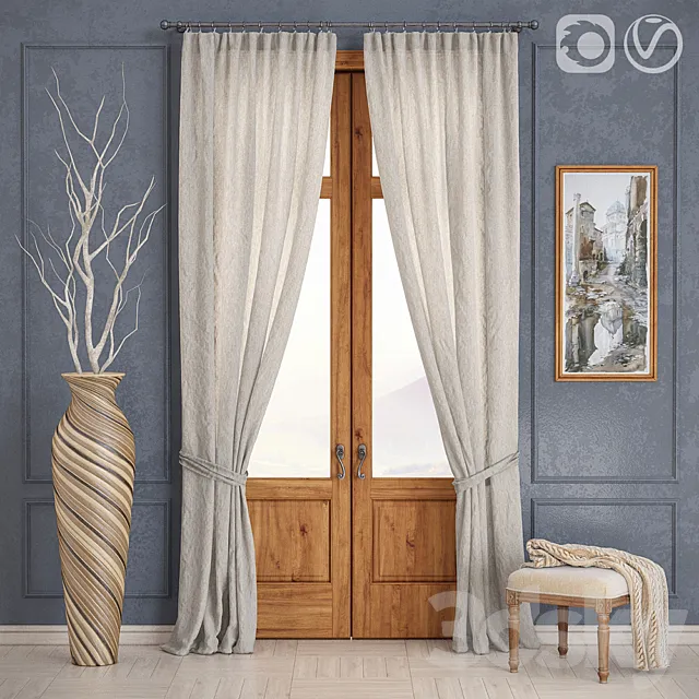 Interior set 01 3D Model