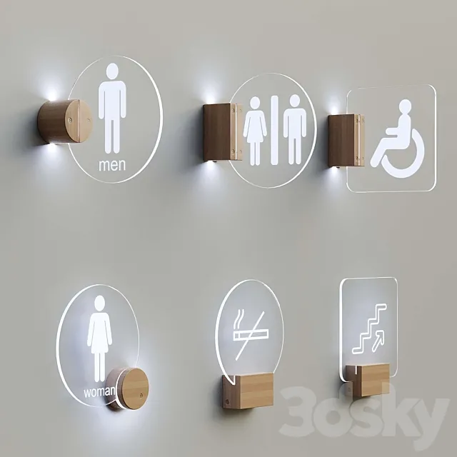 interior sign 3D Model