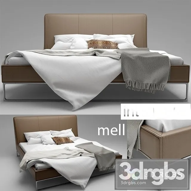 Interlubke Mell Bed 3D Model Free