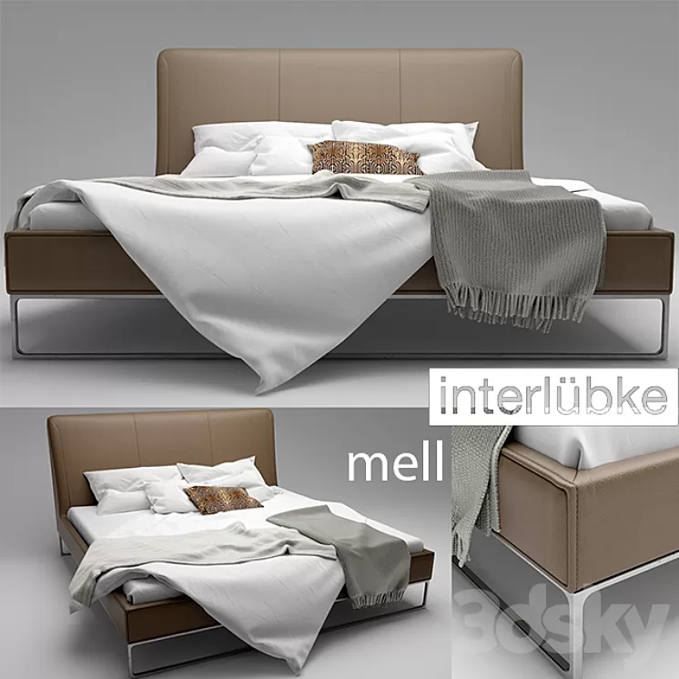 interlübke | Mell-bed 3D Model