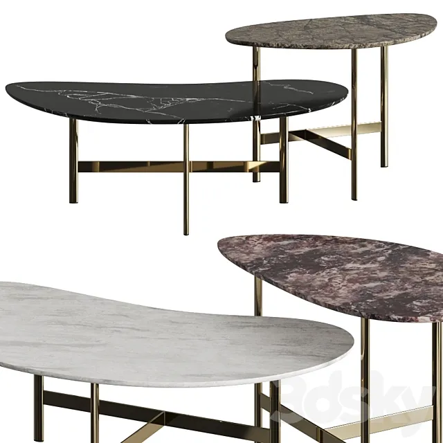 International Marmi Oman Coffee Tables 3DModel