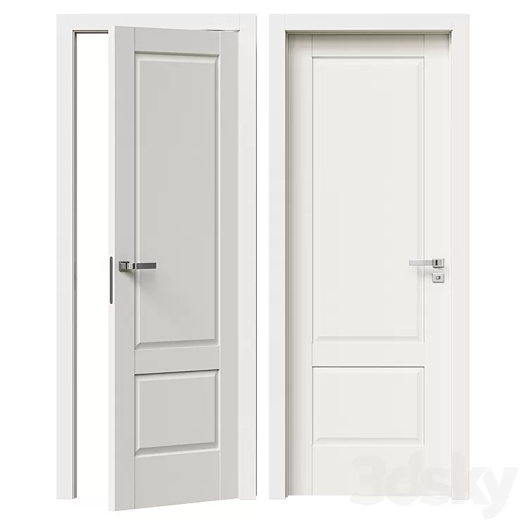 Interroom door ProfilDoors Series U model 105U 3D Model