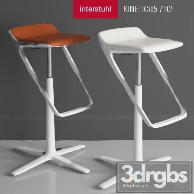 Interstuhl Barhocker Kinetic Bar Chair 3D Model Free