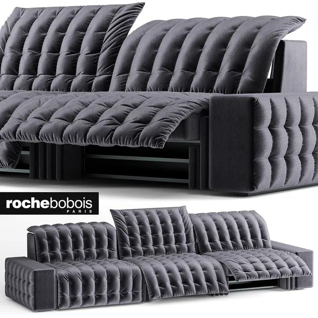 INTERVIEW LARGE sofa 3-SEAT SOFA Roche Bobois 3D Model