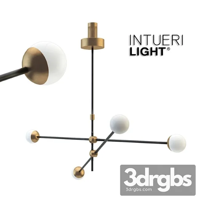 Intueri light si-4 chandelier 3D Model Free