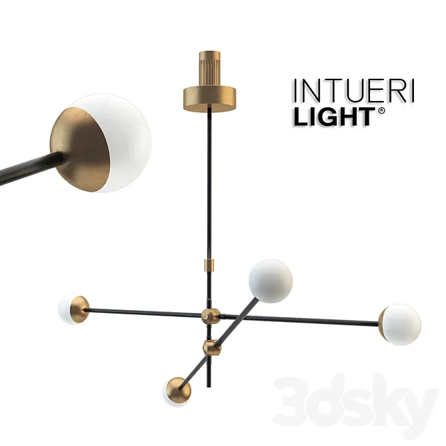 Intueri light SI-4 chandelier 3D Model