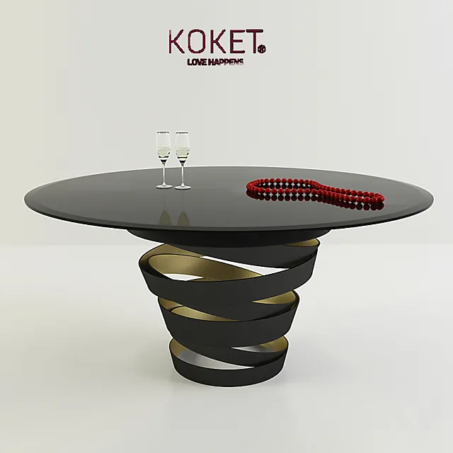 INTUITION DINING TABLE 3D Model