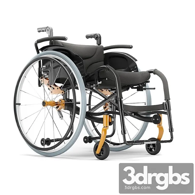Invalid wheelchair. wheelchair ortonica s3000 3D Model Free