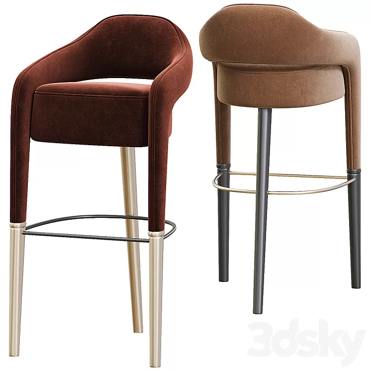INVICTA Bar Stool 3D Model Free