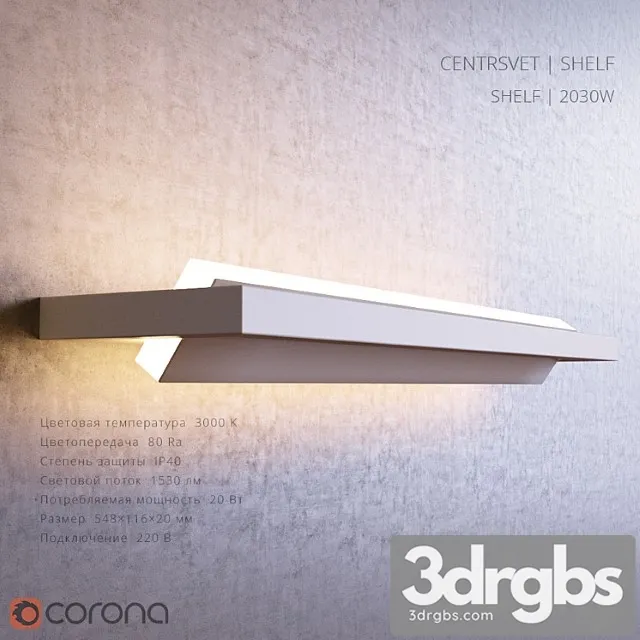 Invoice Centersvet Shelf Lamp 3D Model Free