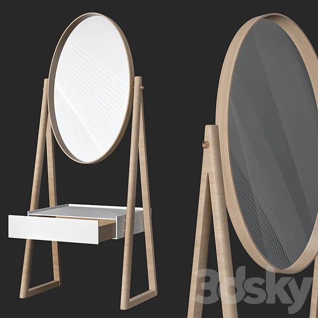 Iona Cheval Mirror 3D Model