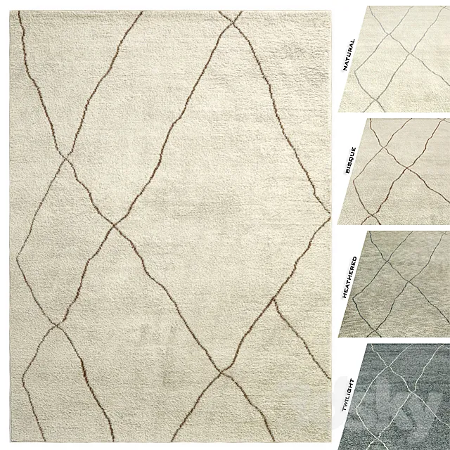 Iona Rug RH 3D Model