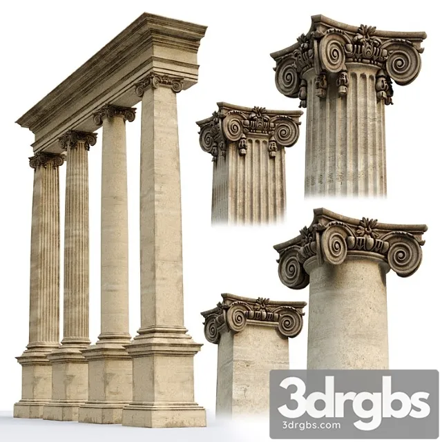 Ionic Order Scamozzi Column Free Download
