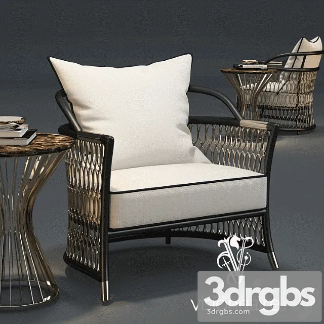 Ipc cavalli Solstice table Nella vetrina Dehors Visionnaire 3D Model Free