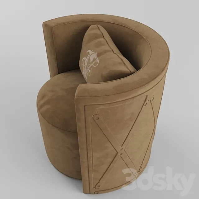 Ipe Cavalli Visionnaire Kingsley Armchair 3D Model