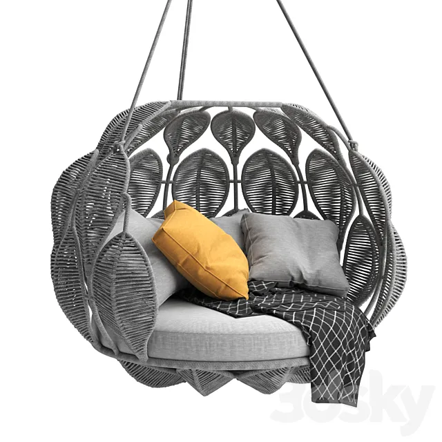 Ipe Lounge Chair by Sergio J Matos 3D Model