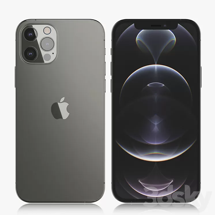 iPhone 12 pro 3D Model