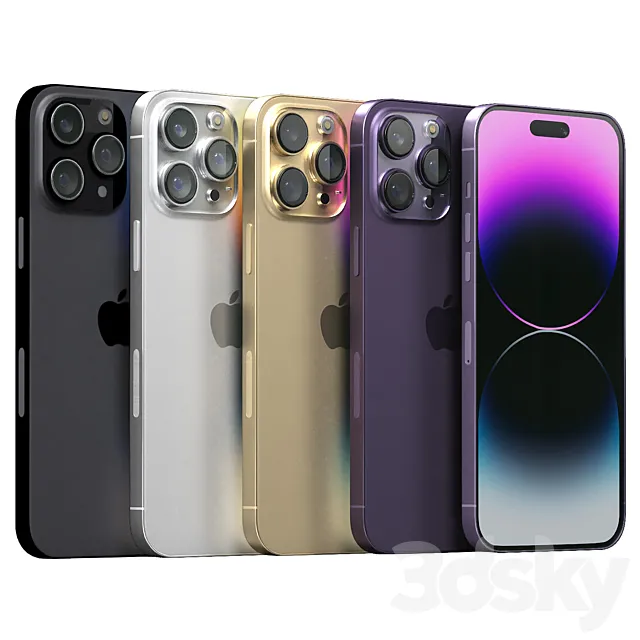 iphone 14 pro max 3D Model