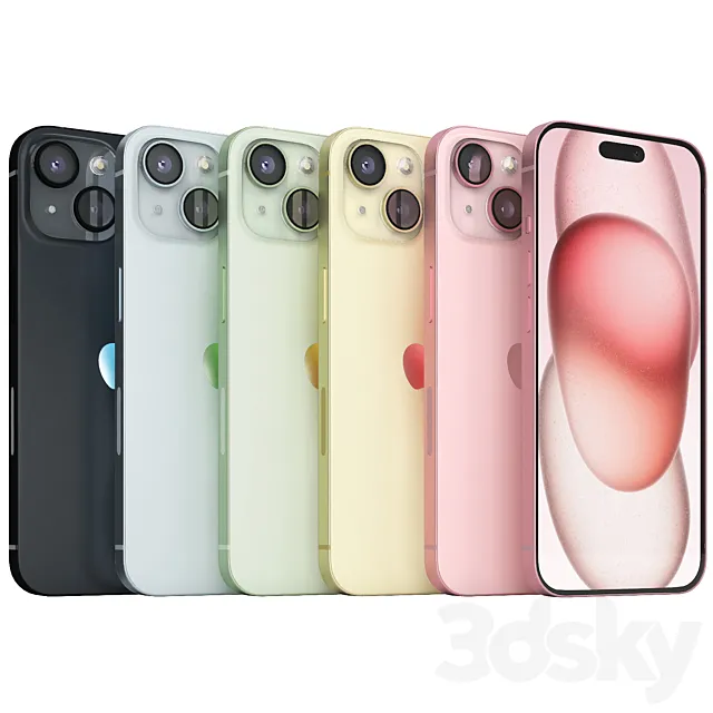 iPhone 15 3D Model