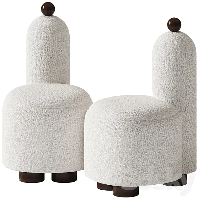 Ippico chair - Kolkhoze 3DModel