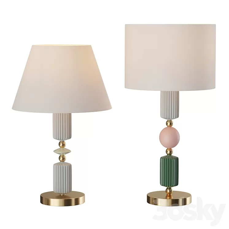 Iris Candy table lamp 3D Model