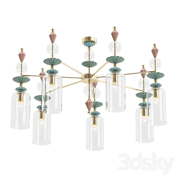 Iris glass 3D Model Free