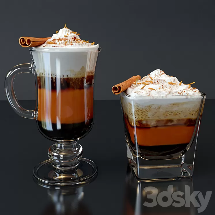 Irish Coffee 3D Model
