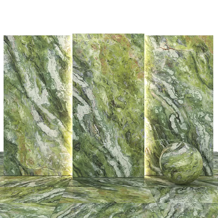Irish Green Marble 3D Model