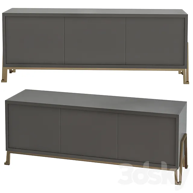 Iron Eye Media Cabinet 3D Model