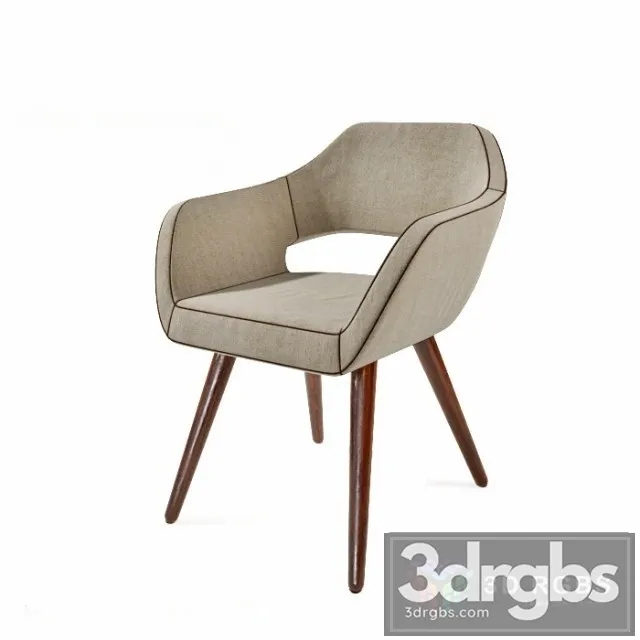 ISA International 195 WGL Utopia Chair 3D Model Free