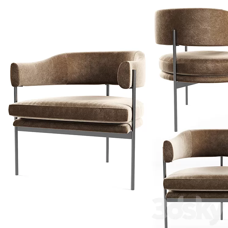 Isabella Chair By Simon James 3D Model