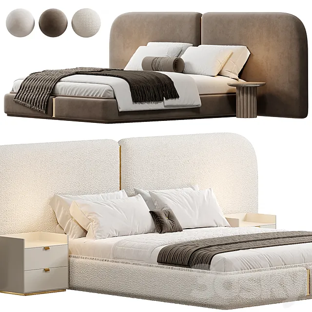 ISADORA Bed By Essential Home 3D Model