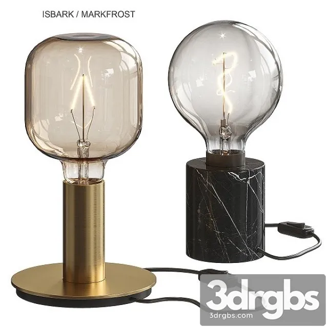 Isbark Markfrost Table Lamp Ikea 3D Model Free