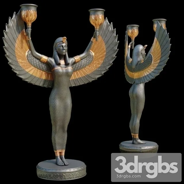 Isida Sculpture 3D Model Free