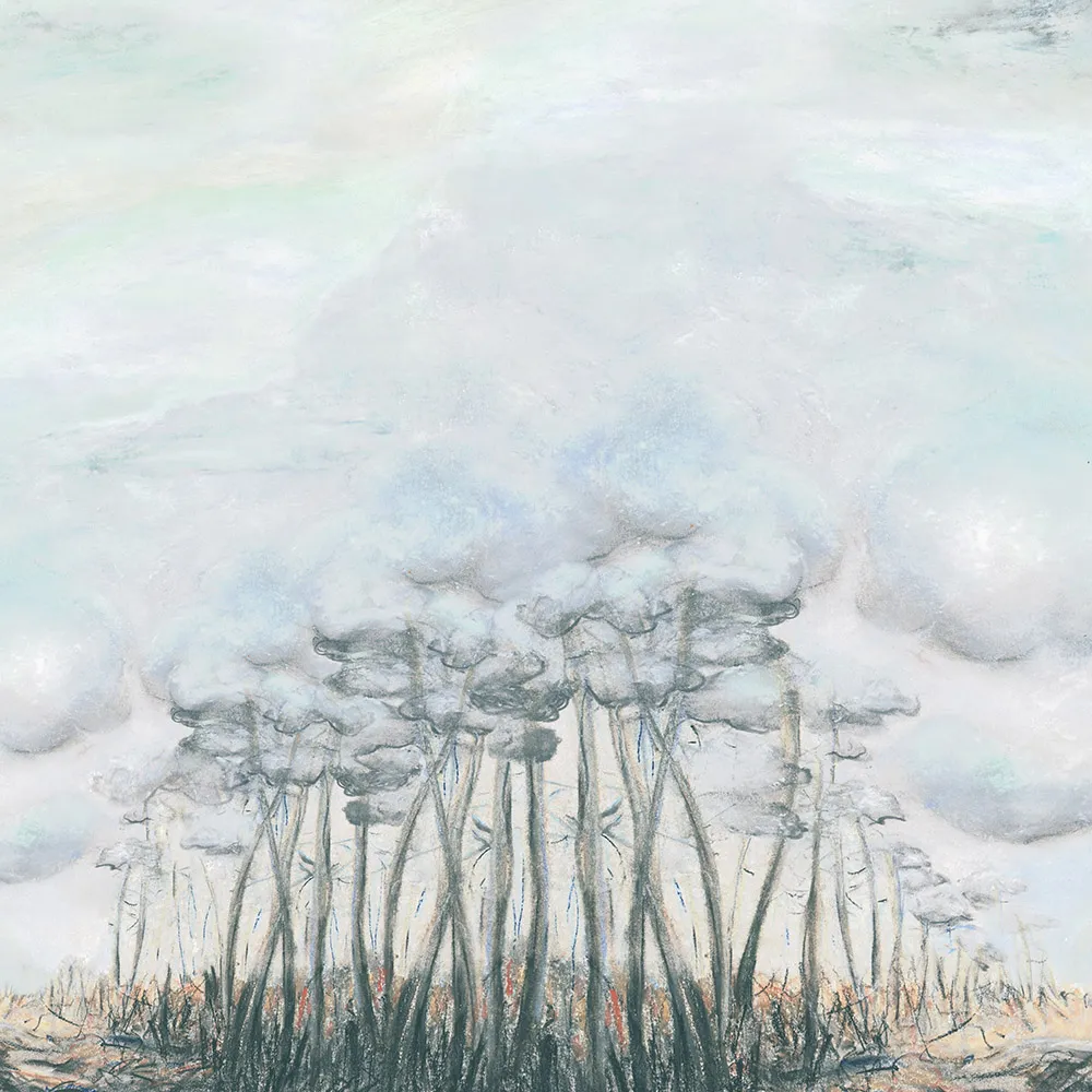 Isidore Leroy - Wallpaper Riverie de pins 3D Model