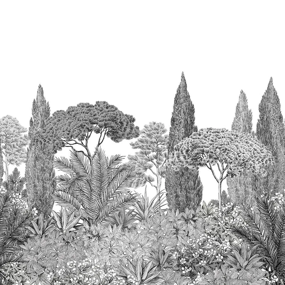 Isidore Leroy - Wallpaper Riviera Grisaille 3D Model