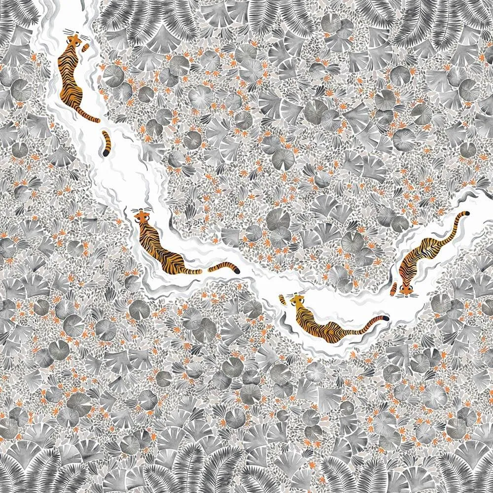 Isidore Leroy - Wallpaper Tigres 3D Model