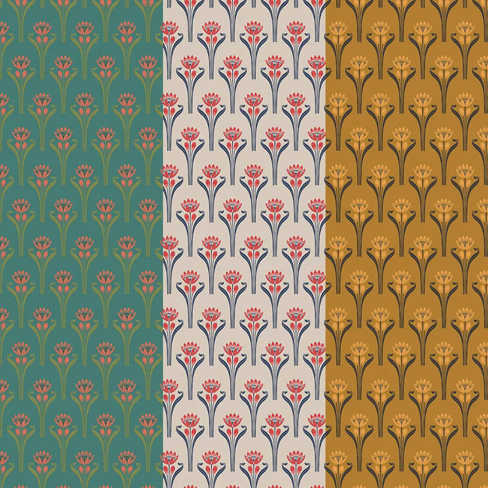 Isidore Leroy - Wallpaper Tulipes 3D Model