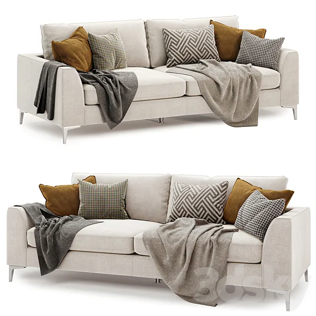 Isla 3 seater sofa 3D Model