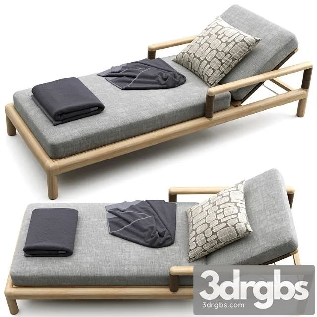 Isla Chaise Rhoutdoor 3D Model Free