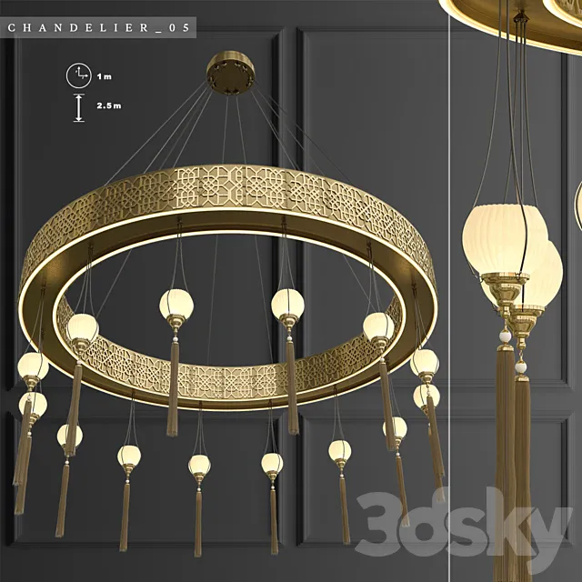 Islamic Chandelier_05 Free Download
