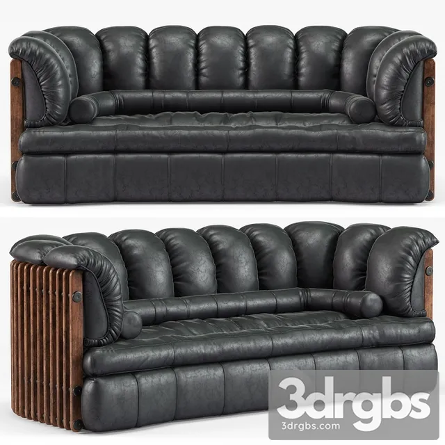 Isle D Palm 3 Seater Sofa 3D Model Free