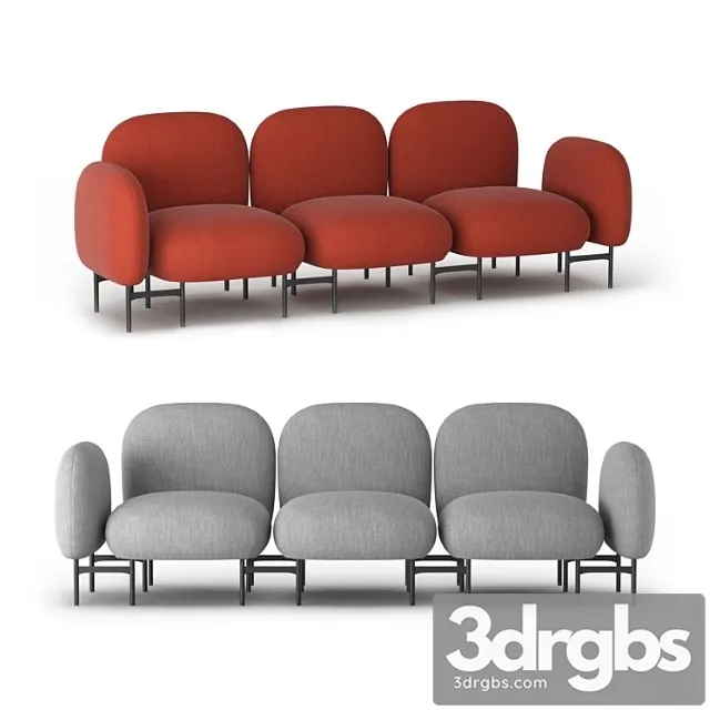 Isole sofa 2 3D Model Free
