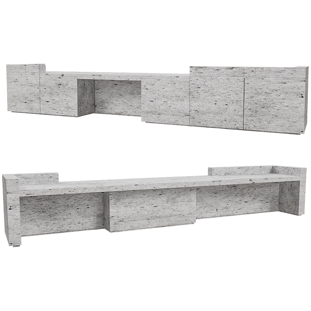 Isomi - Desk Lintel 3D Model