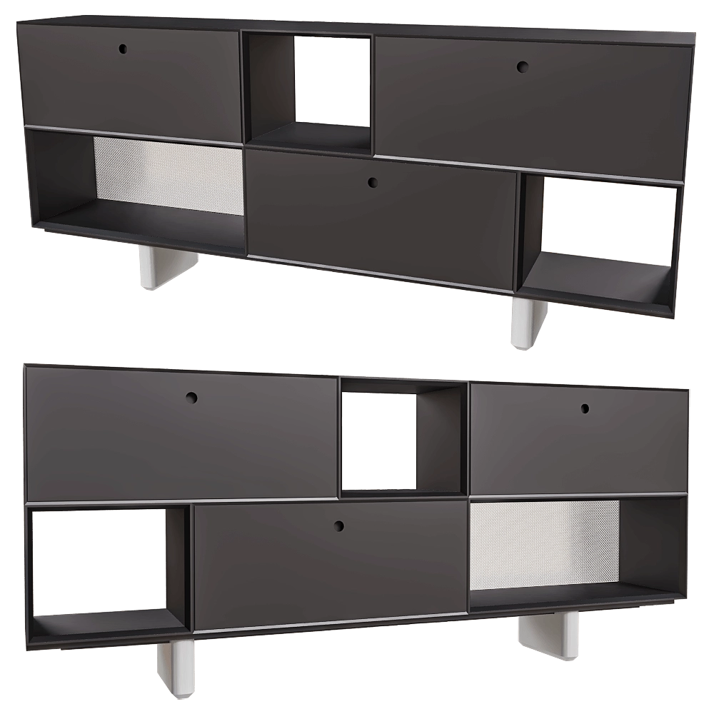 Isomi - Storage system Assembled Chamfer - Configuration 2 3D Model